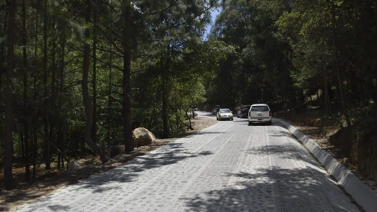 A punto de culminar camino en La Laguna de Servín. foto Cortesía